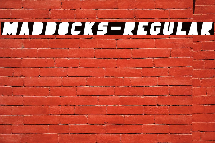 MadDocks-Regular Example 1