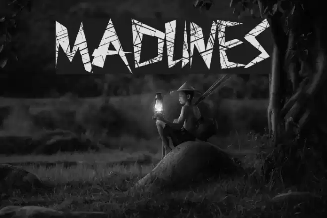 MadLines Font examples