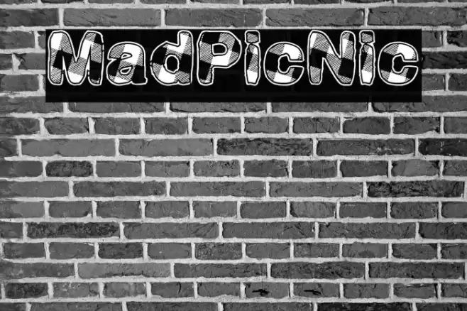MadPicNic Font examples