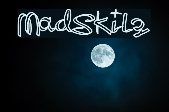MadSkilz Font examples