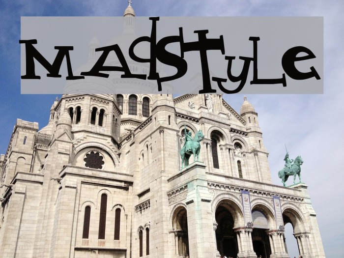 MadStyle Schriftart examples