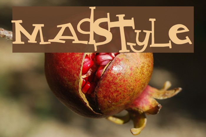 MadStyle Schriftart examples