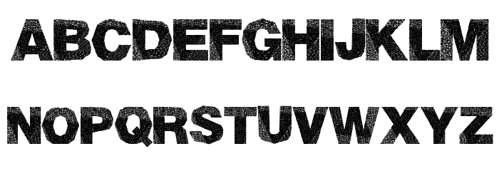 MadTriangle Font LOWERCASE