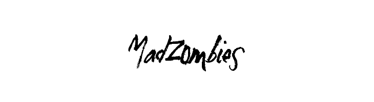 MadZombies  baixar fontes gratis