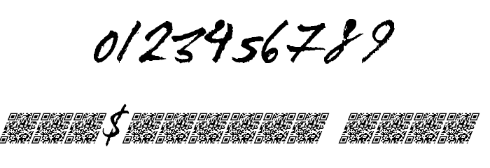 MadZombies Font OTHER CHARS