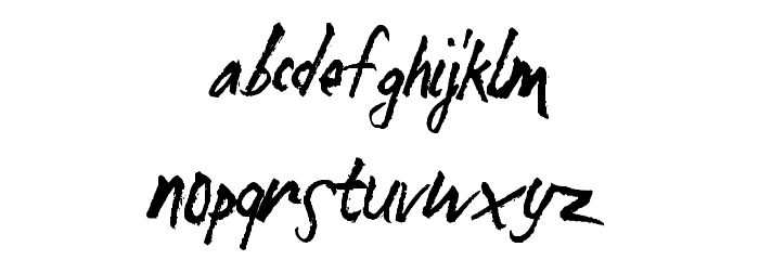 MadZombies Font LOWERCASE