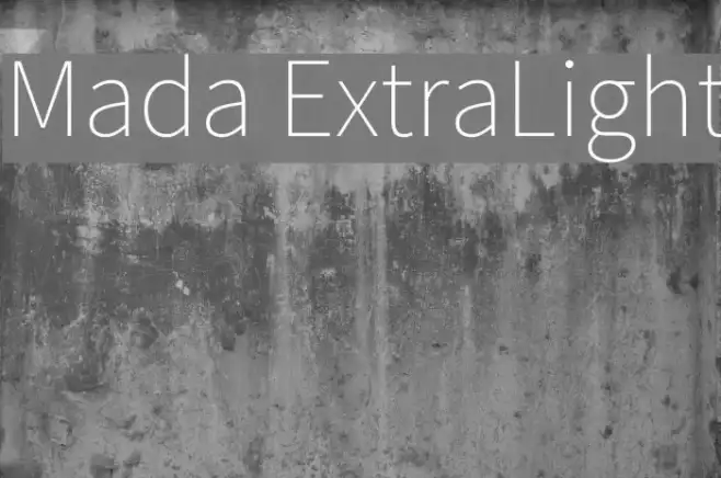 Mada ExtraLight Example 3