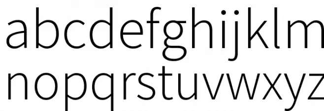 Mada Light Font LOWERCASE