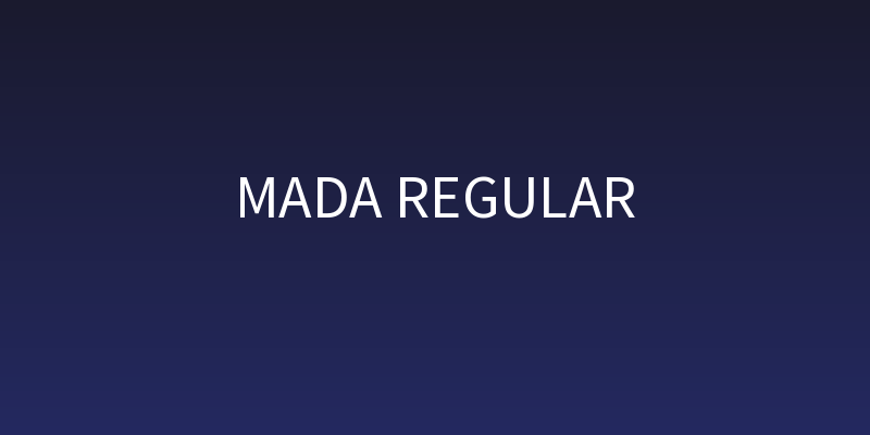 Mada Regular Social Header