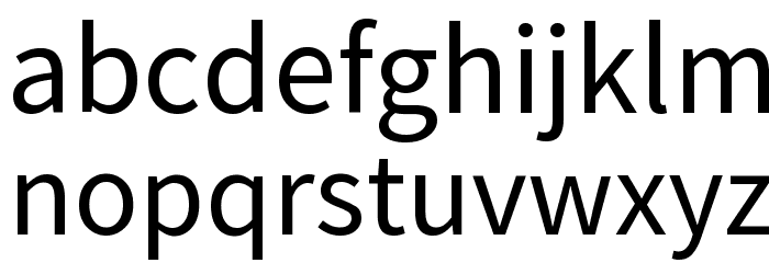 Mada Regular Font LOWERCASE