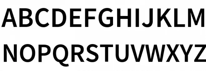 Mada SemiBold Schriftart Groß