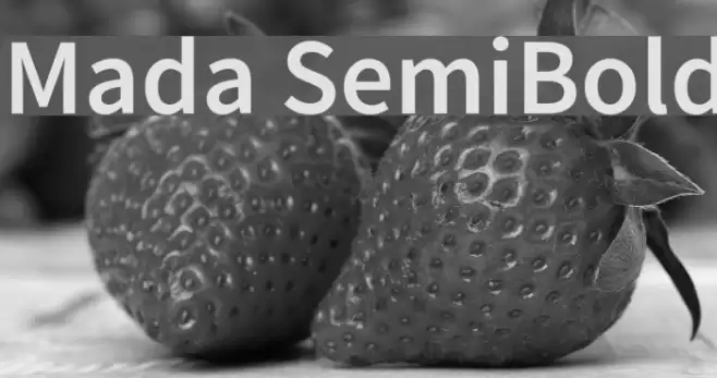 Mada SemiBold examples