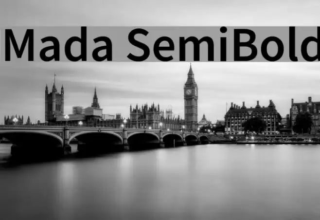 Mada SemiBold examples