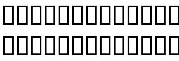Madaad Font LOWERCASE