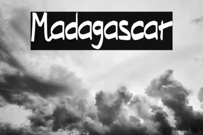 Madagascar Font examples