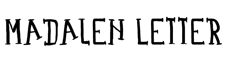 Madalen Letter  Free Fonts Download