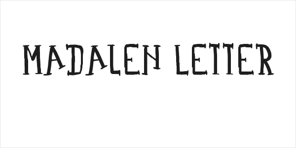 Madalen Letter Logo