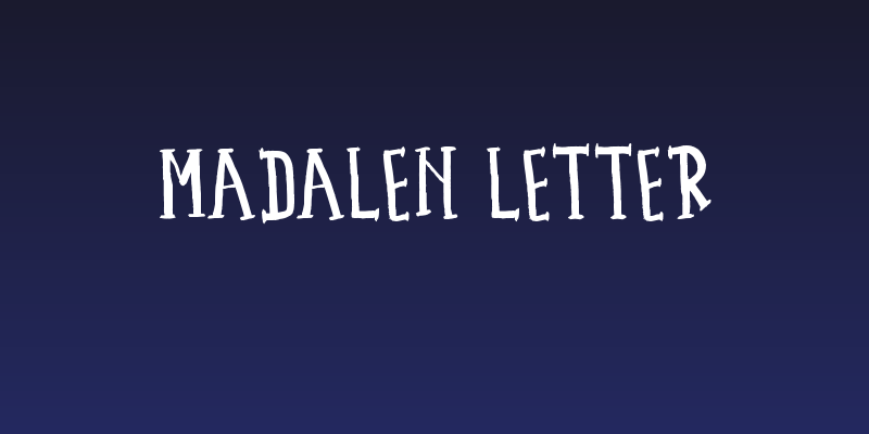 Madalen Letter Social Header
