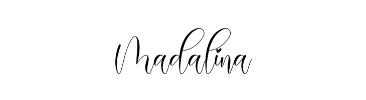 Madalina  नि: शुल्क फ़ॉन्ट्स डाउनलोड