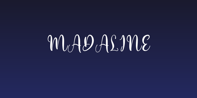 Madaline Social Header