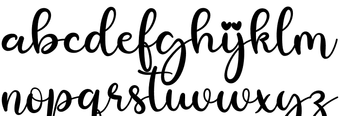Madaline Font LOWERCASE