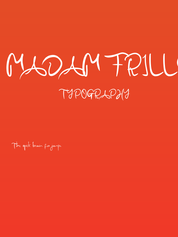 Madam Frilleug Poster