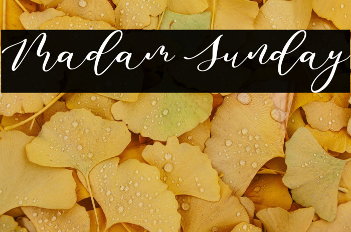 Madam Sunday Example 1