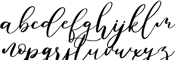 Madam Sunday Font LOWERCASE