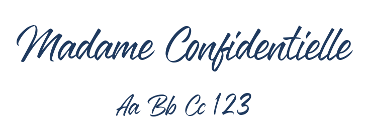 Madame Confidentielle Font Preview