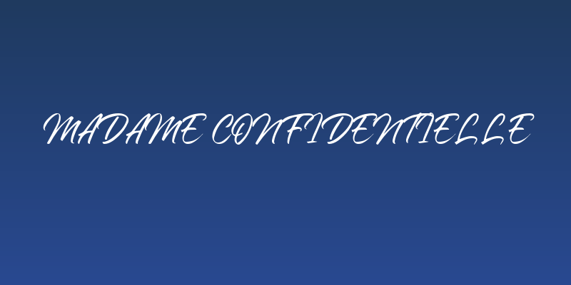 Madame Confidentielle Social Header