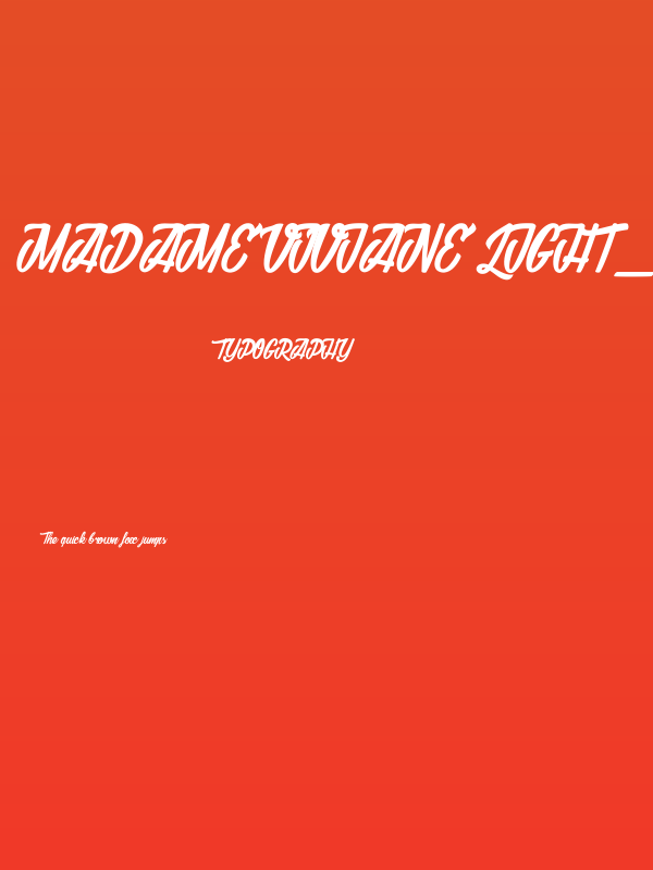 Madame Viviane light_PersonalUseOnly Poster