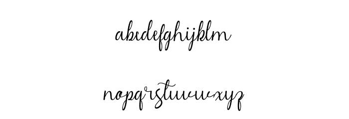 MadameNaila Font LOWERCASE
