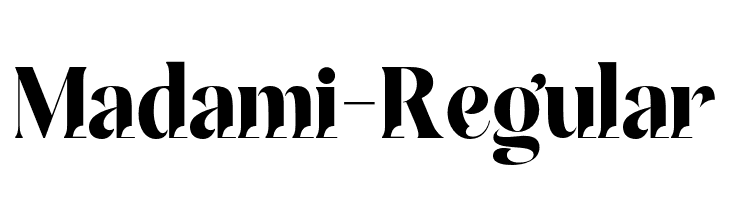Madami-Regular  font caratteri gratis