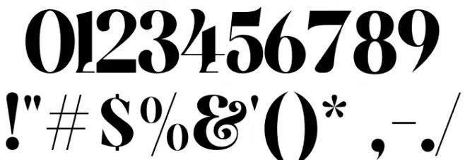 Madami-Regular Font OTHER CHARS