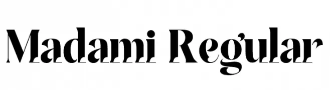Madami Regular  Free Fonts Download