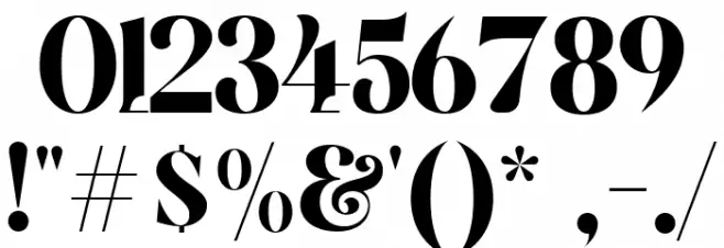 Madami Regular Font OTHER CHARS