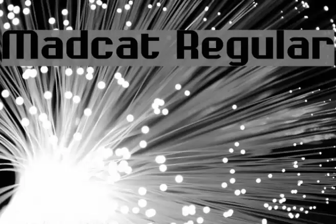 Madcat Regular Font examples