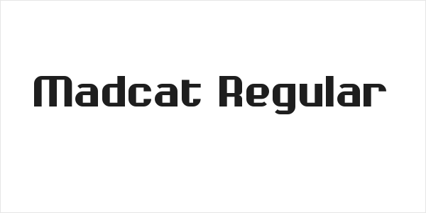 Madcat Regular Logo
