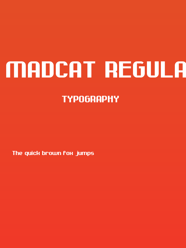 Madcat Regular Poster