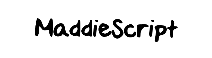 MaddieScript  baixar fontes gratis