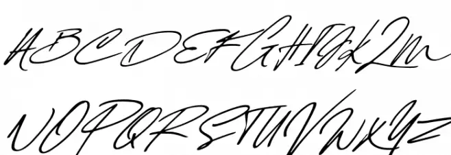 Maddison Signature DEMO oblique DEMO خط أحرف كبيرة