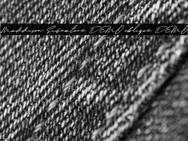 Maddison Signature DEMO oblique DEMO Example 2