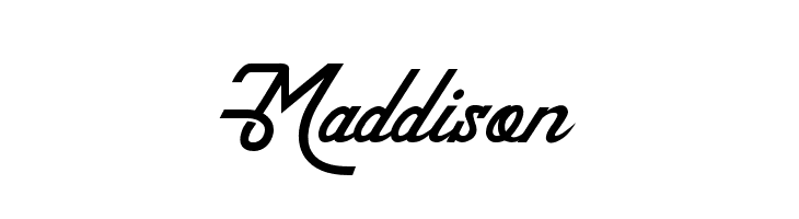 Maddison  les polices de caractères gratuit tlcharger