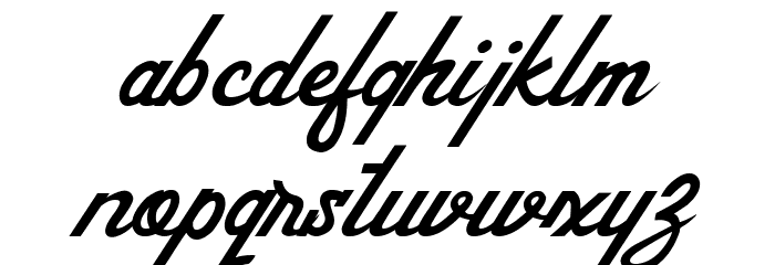Maddison Font LOWERCASE