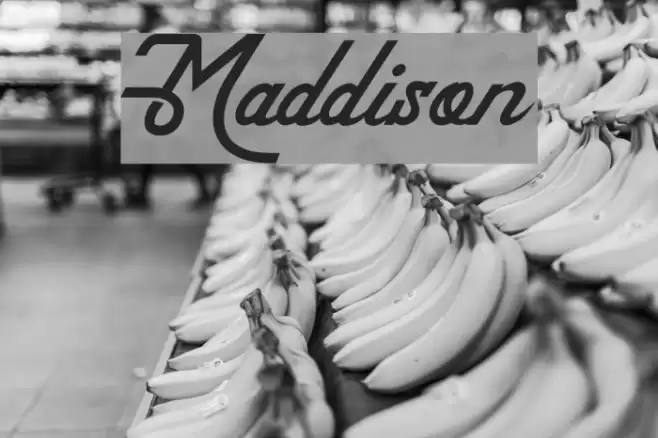 Maddison Font examples