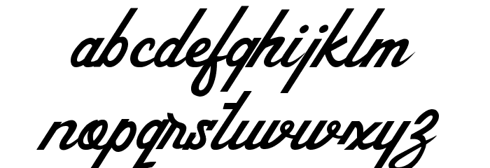 Maddison Font LOWERCASE