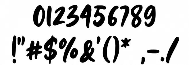 Maddox Font OTHER CHARS