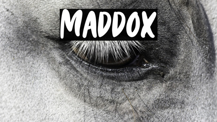 Maddox Example 1