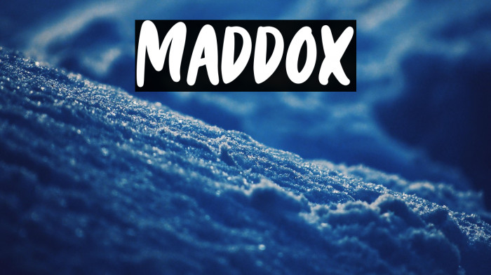Maddox Example 3