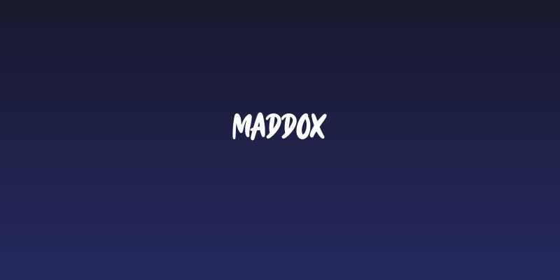 Maddox Social Header